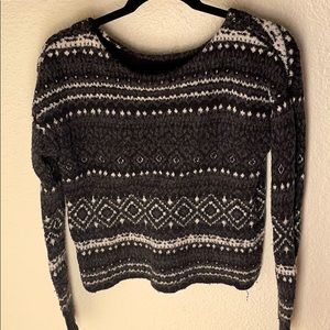 Charcoal winter sweater - size XS